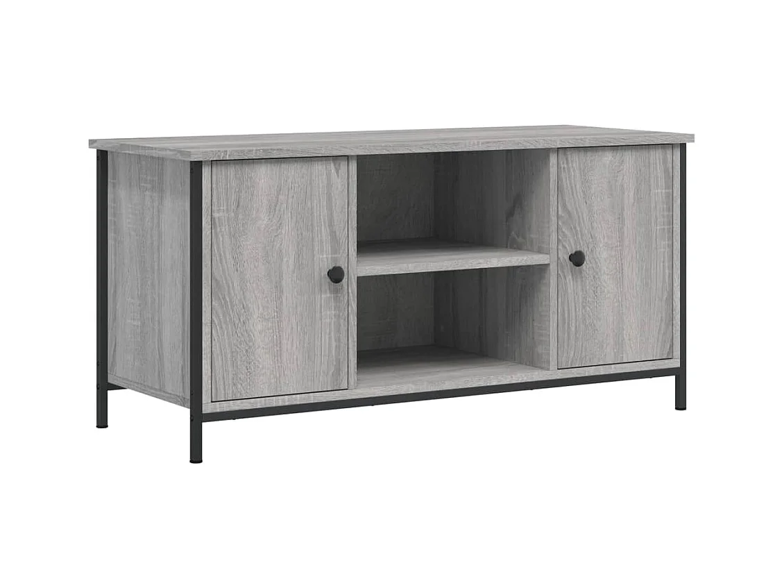 Mobile TV Sonoma grigio 100x40x50 cm Legno ingegnerizzato