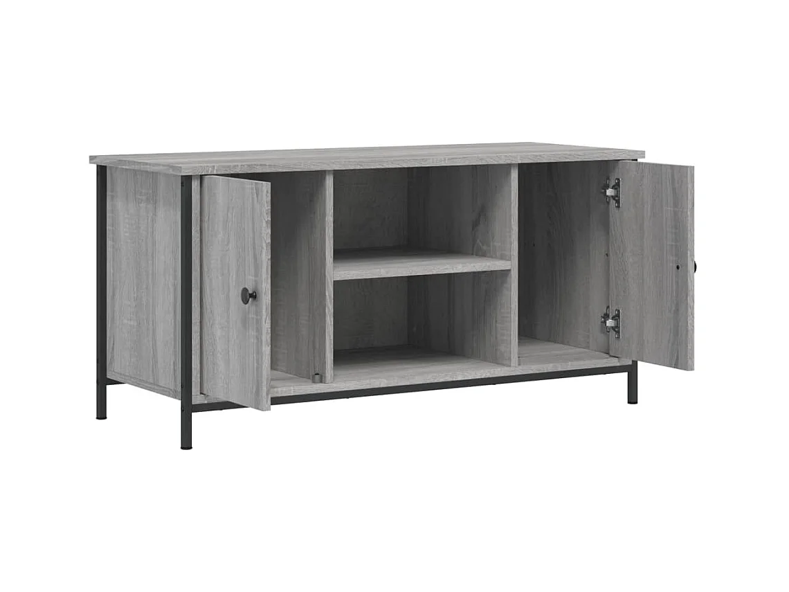 Mobile TV Sonoma grigio 100x40x50 cm Legno ingegnerizzato