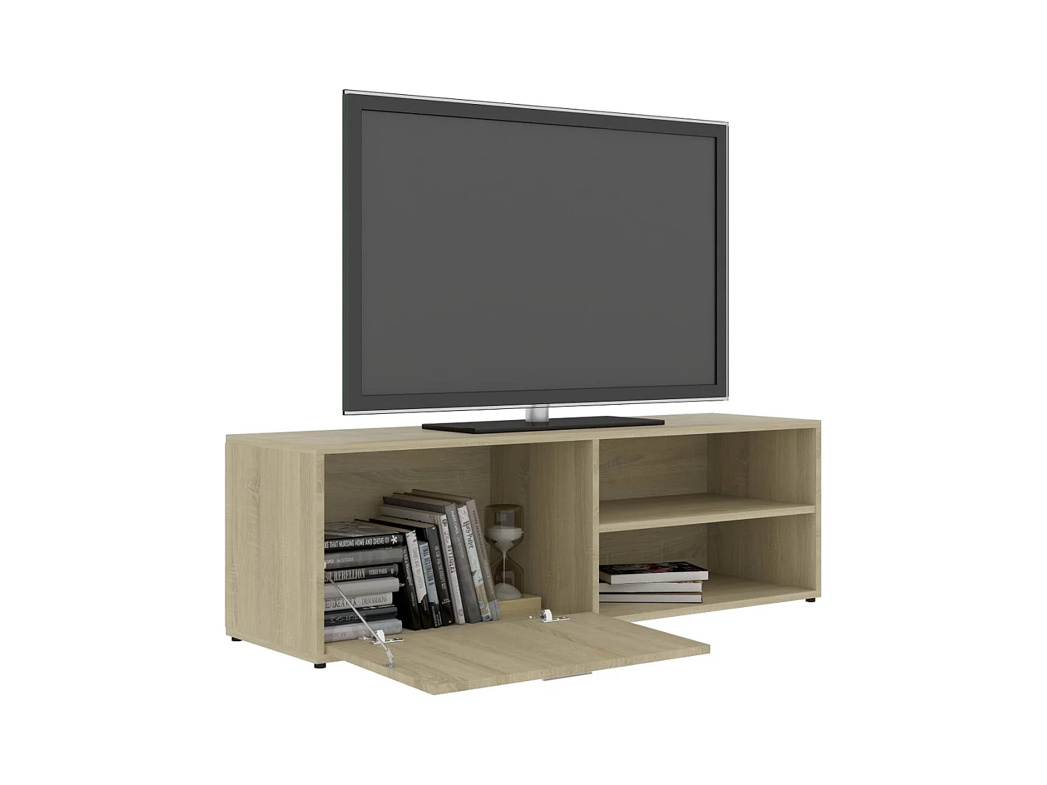 Mobile TV in rovere Sonoma 120x34x37 cm in legno ingegnerizzato
