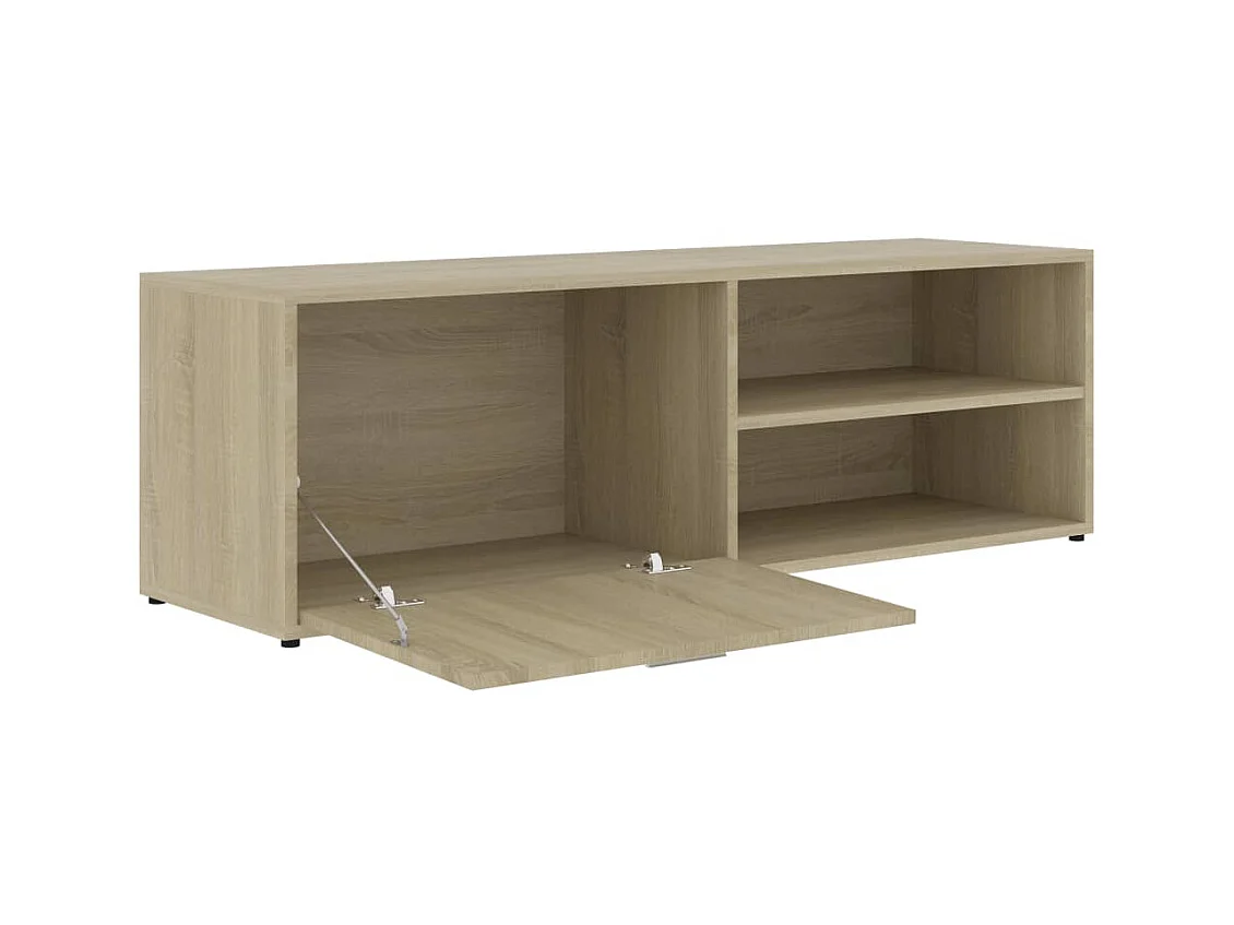 Mobile TV in rovere Sonoma 120x34x37 cm in legno ingegnerizzato