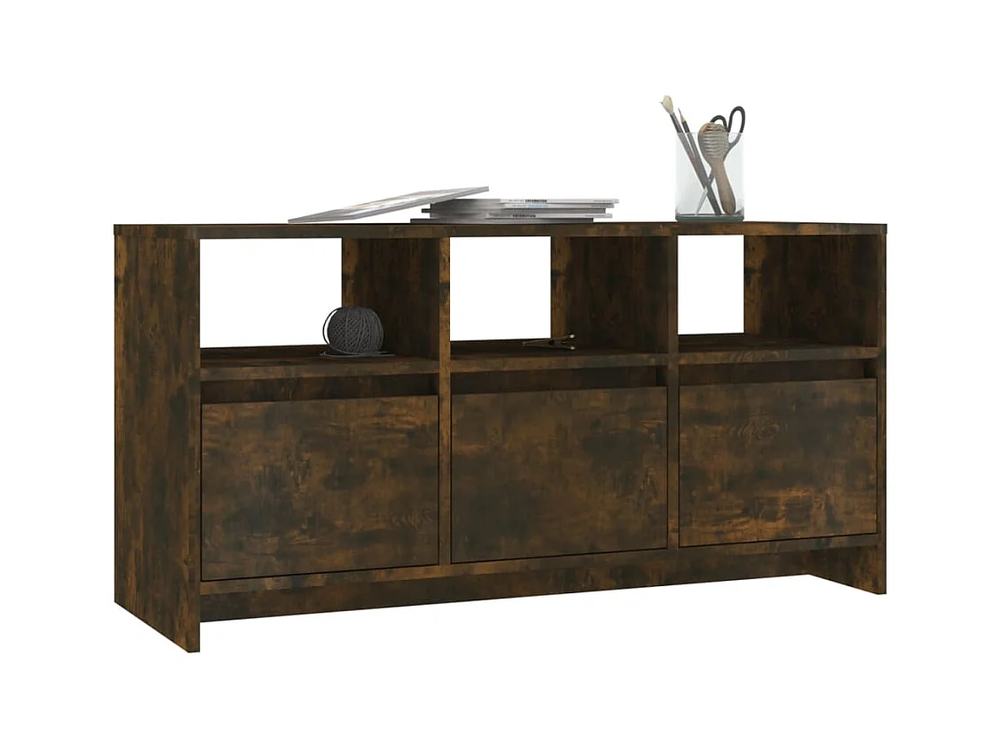 Mobile TV in rovere affumicato 102x37,5x52,5 cm in legno ingegnerizzato