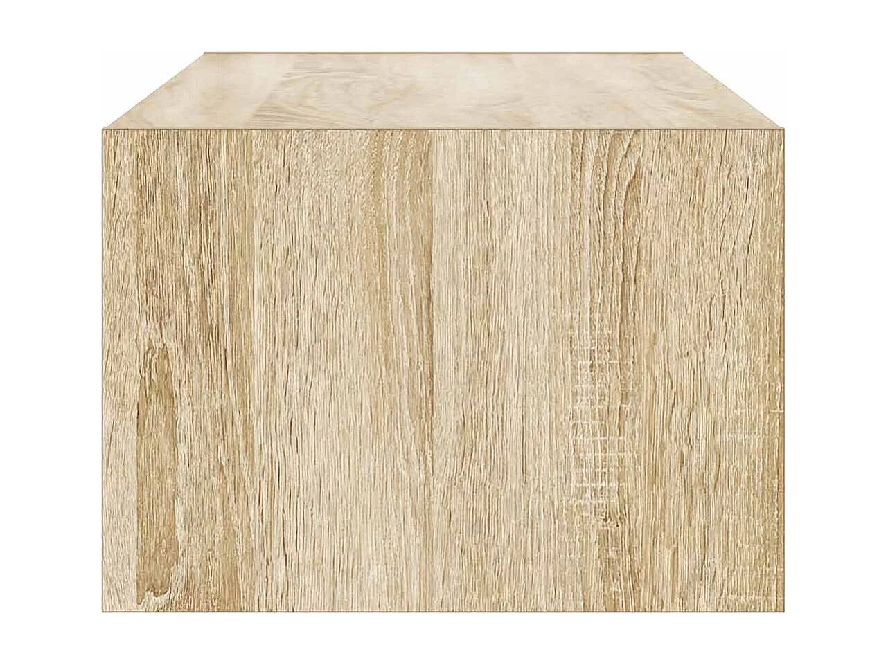 Meuble TV avec lumières LED chêne sonoma 100X35,5x25 cm