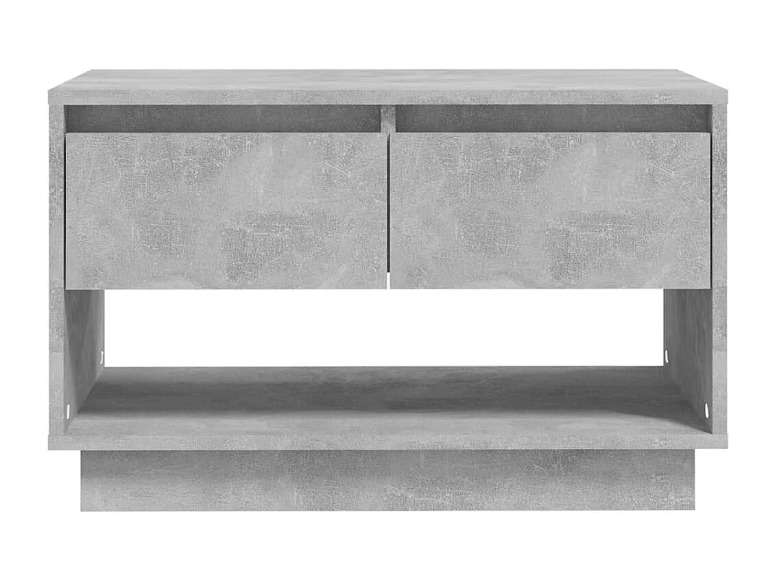 Mueble de TV gris hormigón 70x41x44 cm madera de ingeniería