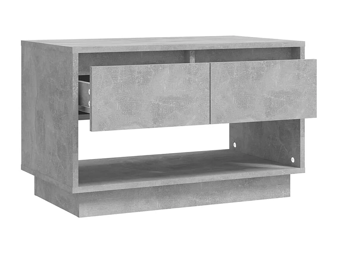 Mueble de TV gris hormigón 70x41x44 cm madera de ingeniería