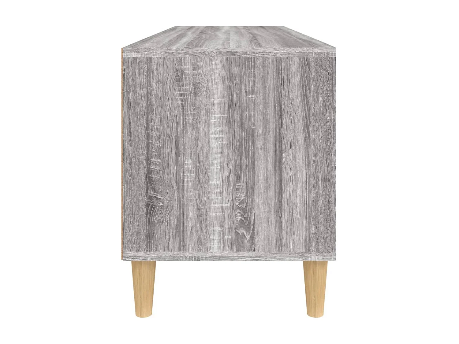 Meuble TV sonoma gris 100x34,5x44,5 cm bois d'ingénierie