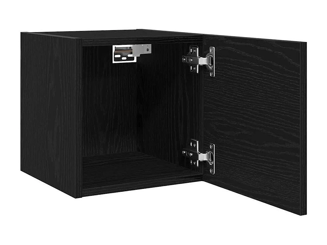 Meuble TV Noir 30.5 x 30 x 30 cm Bois d'ingénierie