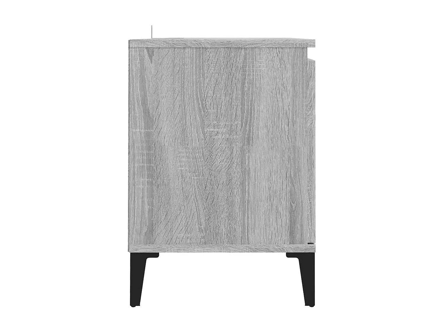 Mobile TV grigio Sonoma con gambe in metallo 103,5x35x50 cm