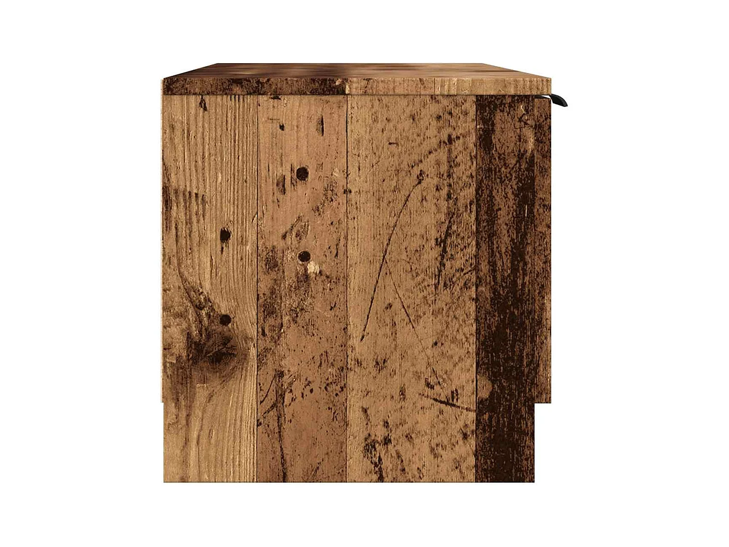 Meuble TV vieux bois 102x35x36,5 cm bois d'ingénierie