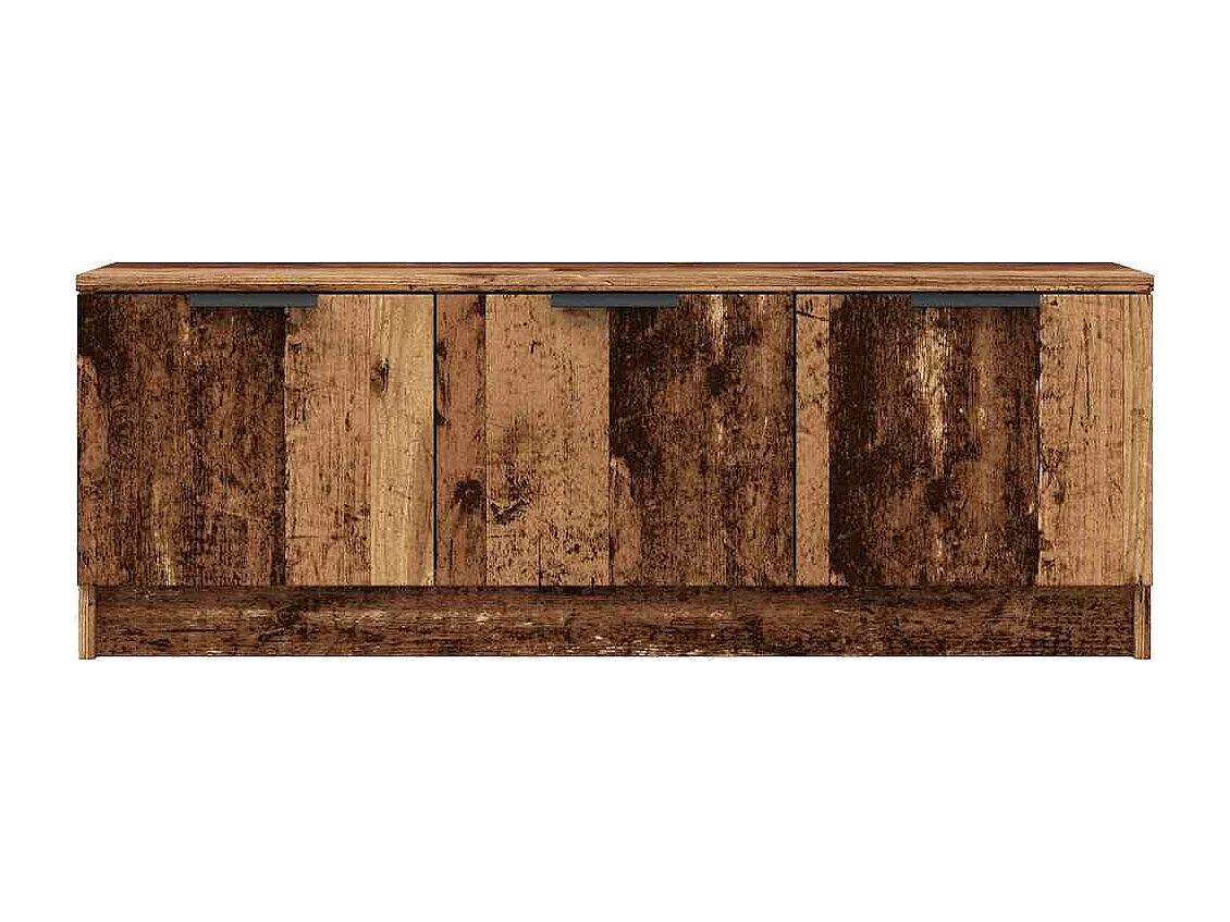 Meuble TV vieux bois 102x35x36,5 cm bois d'ingénierie