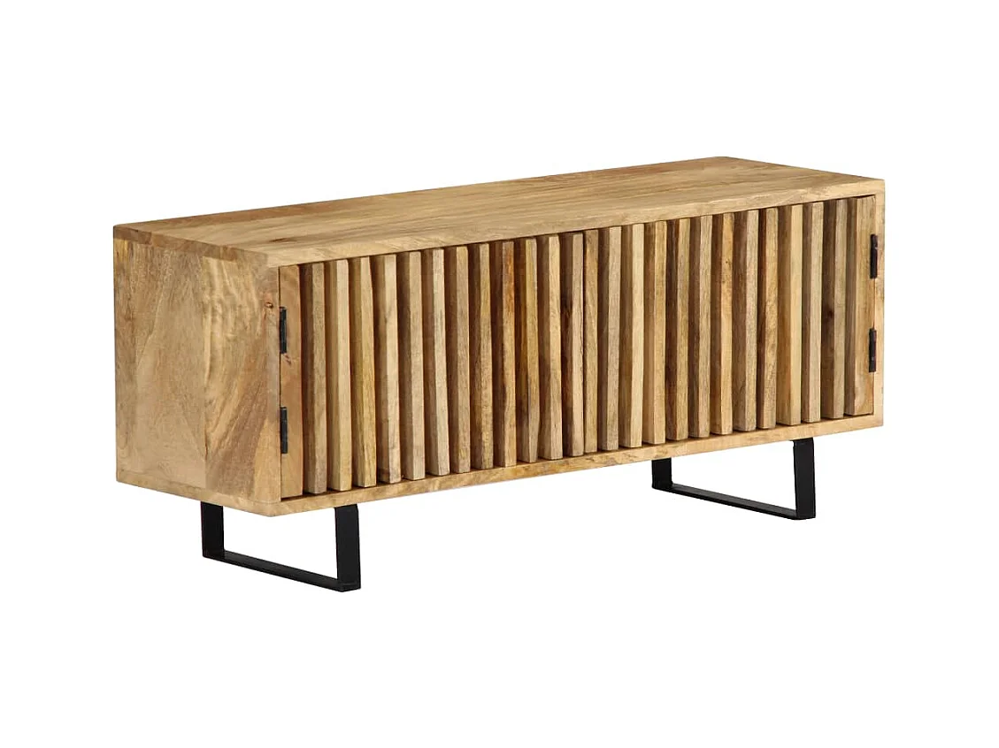 TV-meubel 90x30x40 cm Massief mangohout