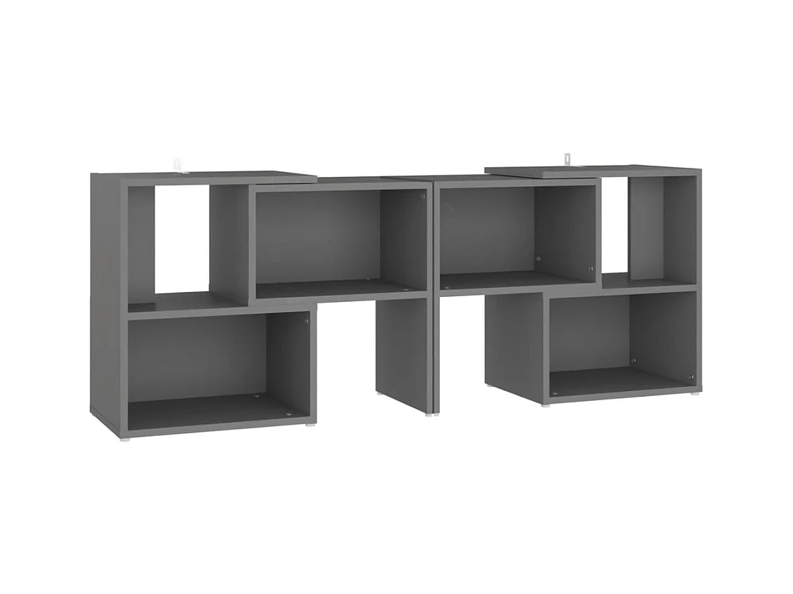 Meuble TV Gris 104x30x52 cm Bois d'ingénierie