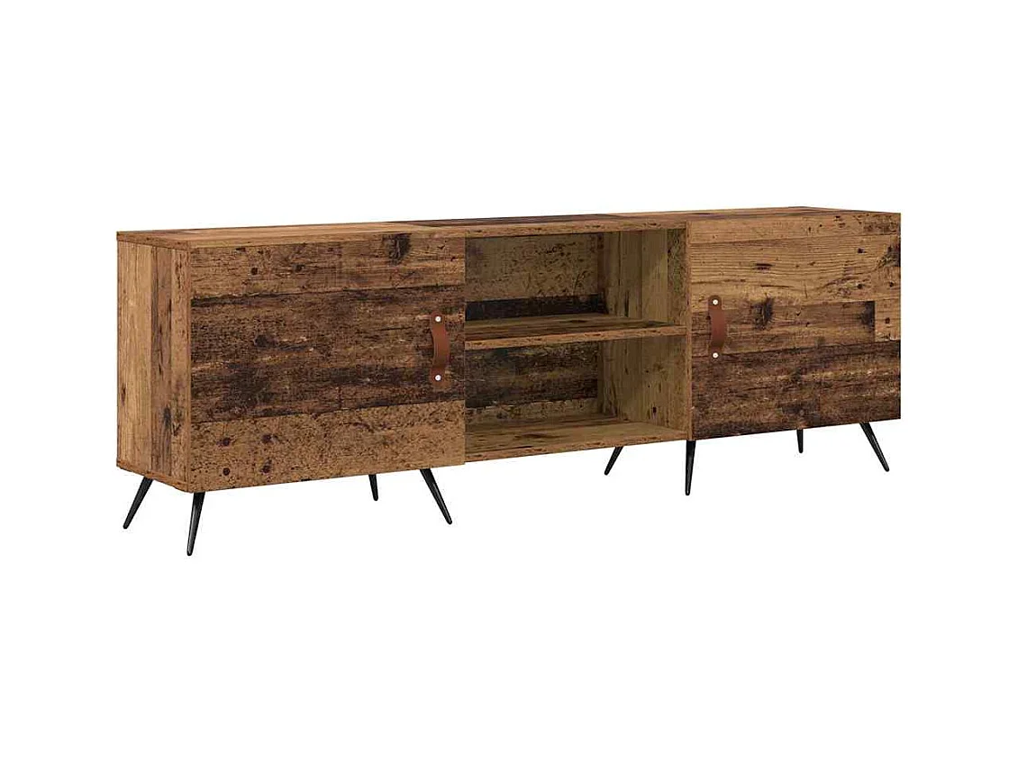 TV-meubel Antiek hout 150 x 30 x 50 cm Bewerkt hout