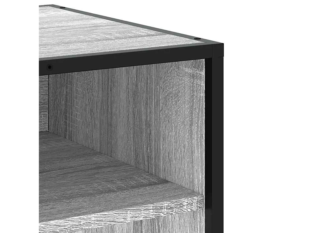 Meuble TV sonoma gris 270x40x46 cm bois d'ingénierie
