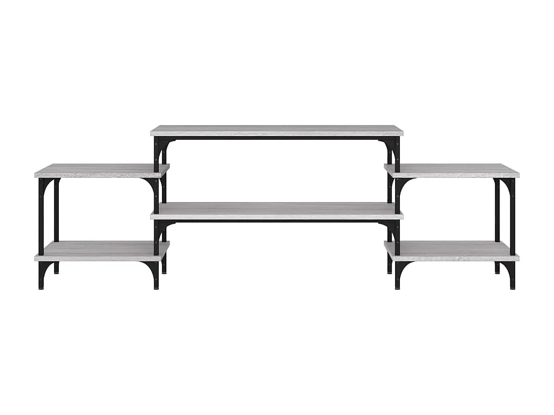 Mobile TV Sonoma grigio 157x35x52 cm in legno ingegnerizzato