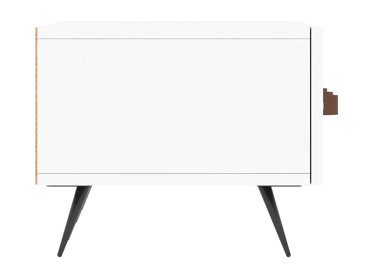 Weißer TV-Schrank 150x36x30 cm Holzwerkstoff