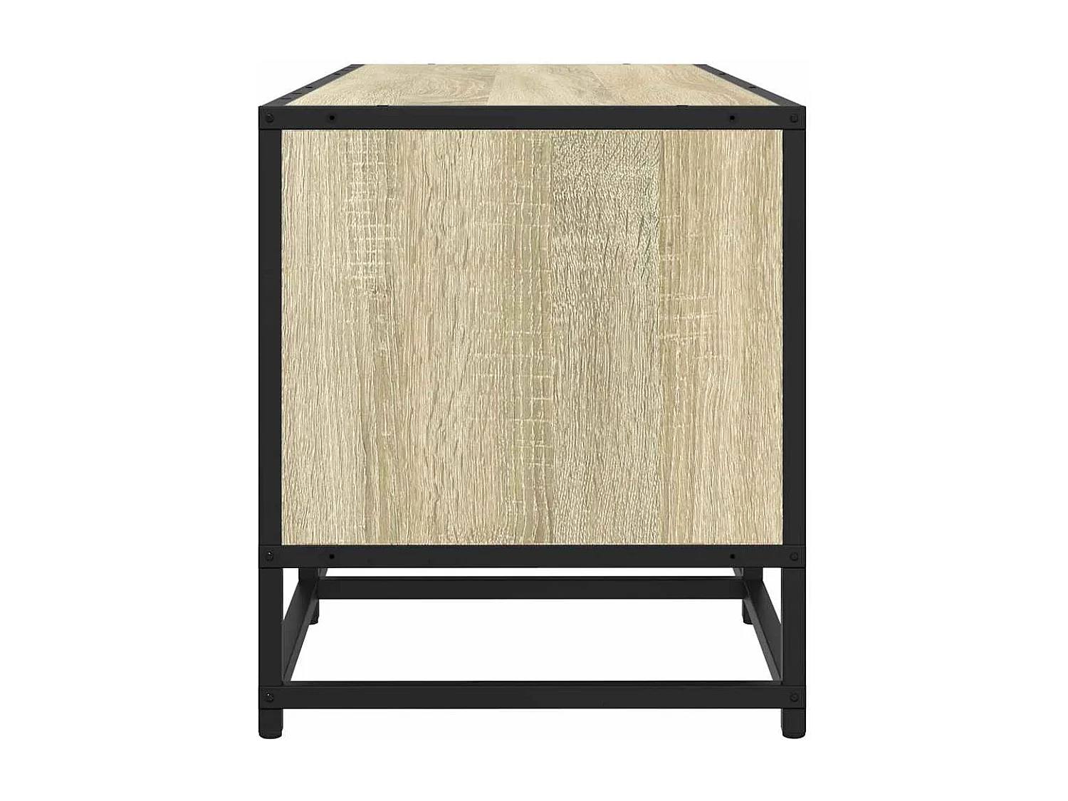 TV-Schrank aus Sonoma-Eiche 120 x 35 x 41 cm, Holzwerkstoff und Metall