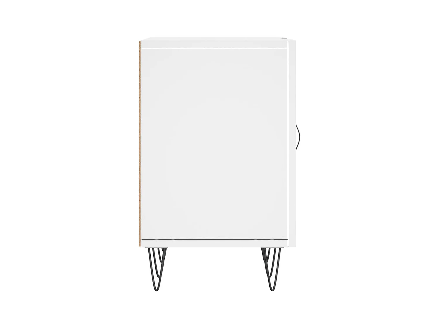 Meuble TV blanc 150x30x50 cm bois d'ingénierie