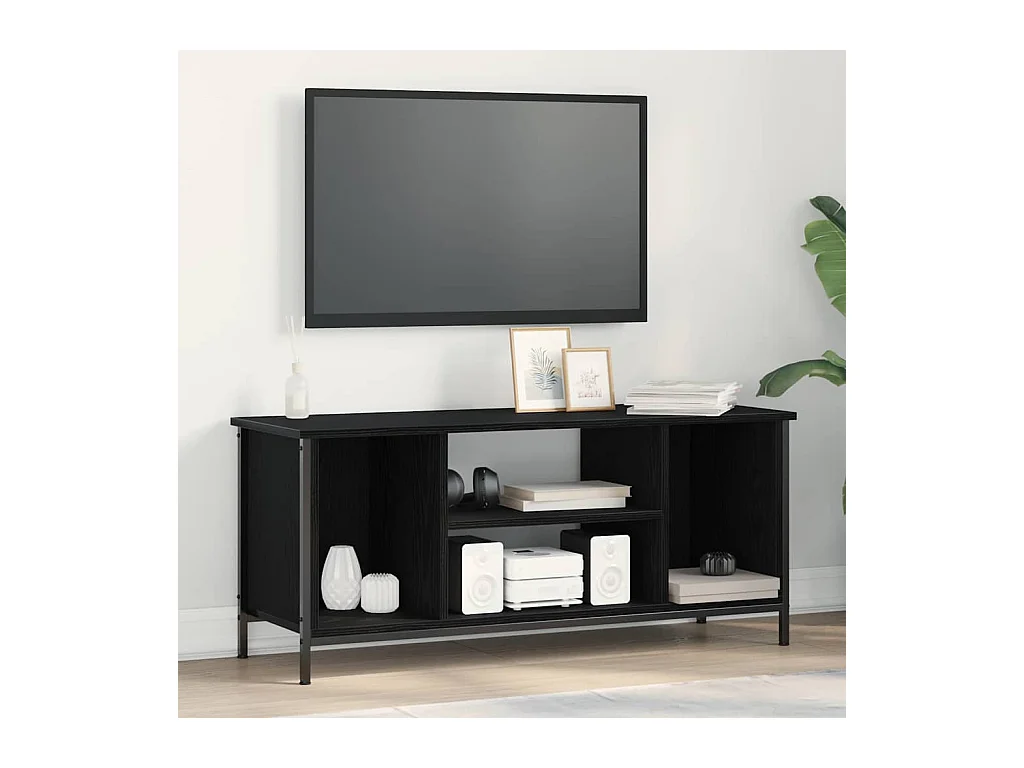 Meuble TV Chêne noir 102 x 35 x 45 cm Bois d'ingénierie
