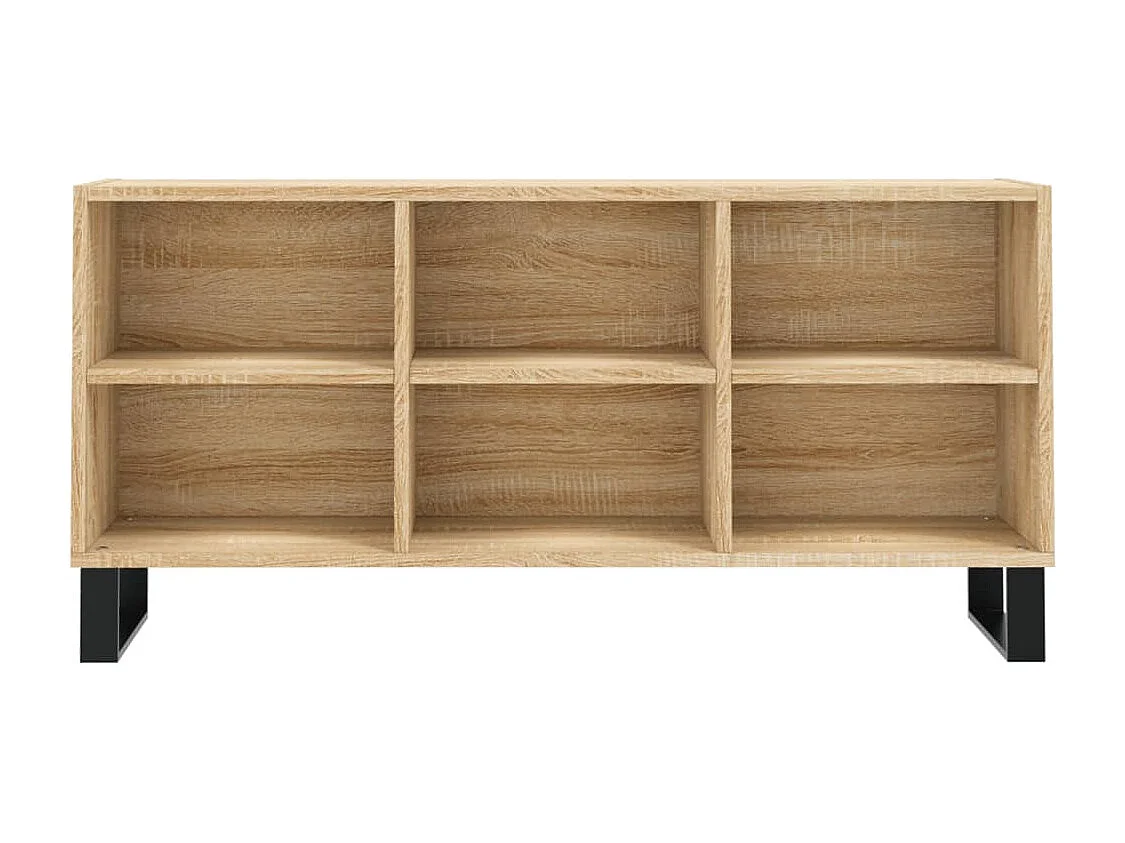Meuble TV chêne sonoma 103,5x30x50 cm bois d'ingénierie