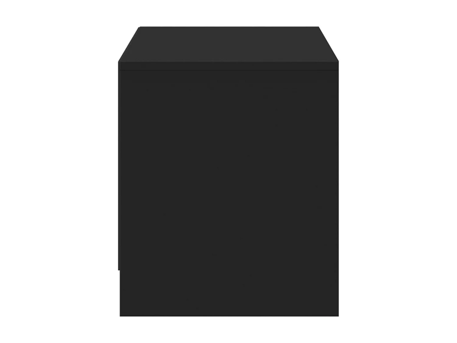 Meuble TV avec LED noir 97x34x40 cm bois d'ingénierie