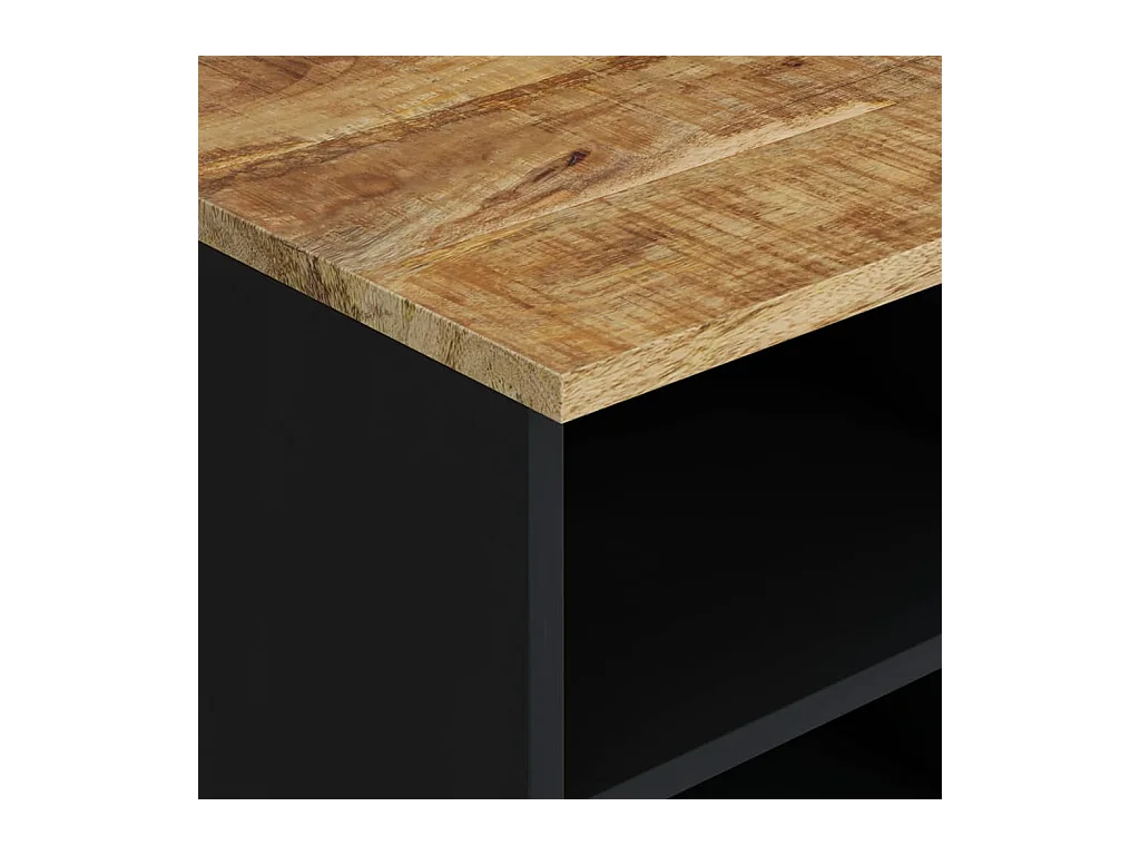 TV-meubel 100x33x46 cm mangohout en bewerkt hout