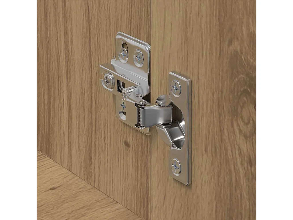 Meuble TV chêne artisanal 100 x 40 x 45 cm Bois d'ingénierie