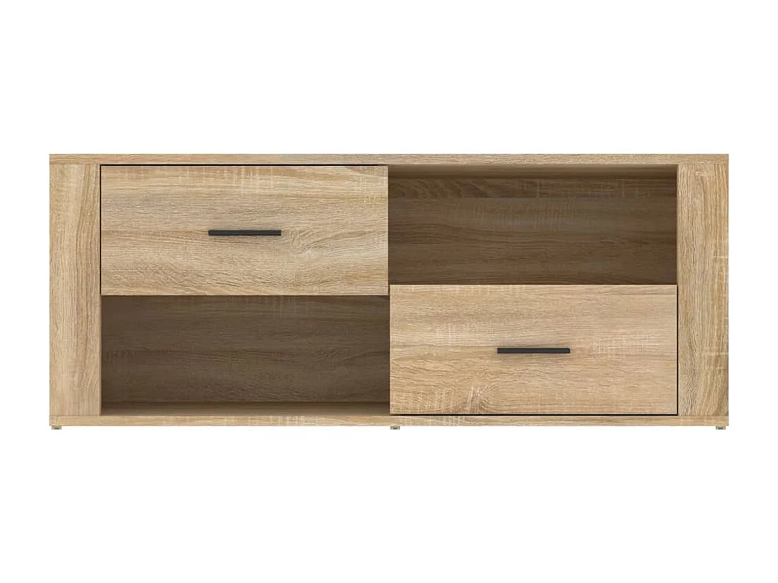 Meuble TV Chêne sonoma 100x35x40 cm Bois d'ingénierie