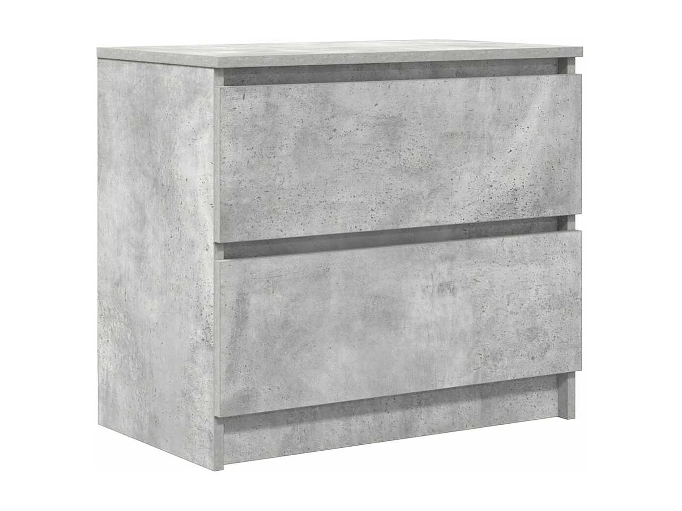 Meuble TV gris béton 60x35x54 cm bois d'ingénierie