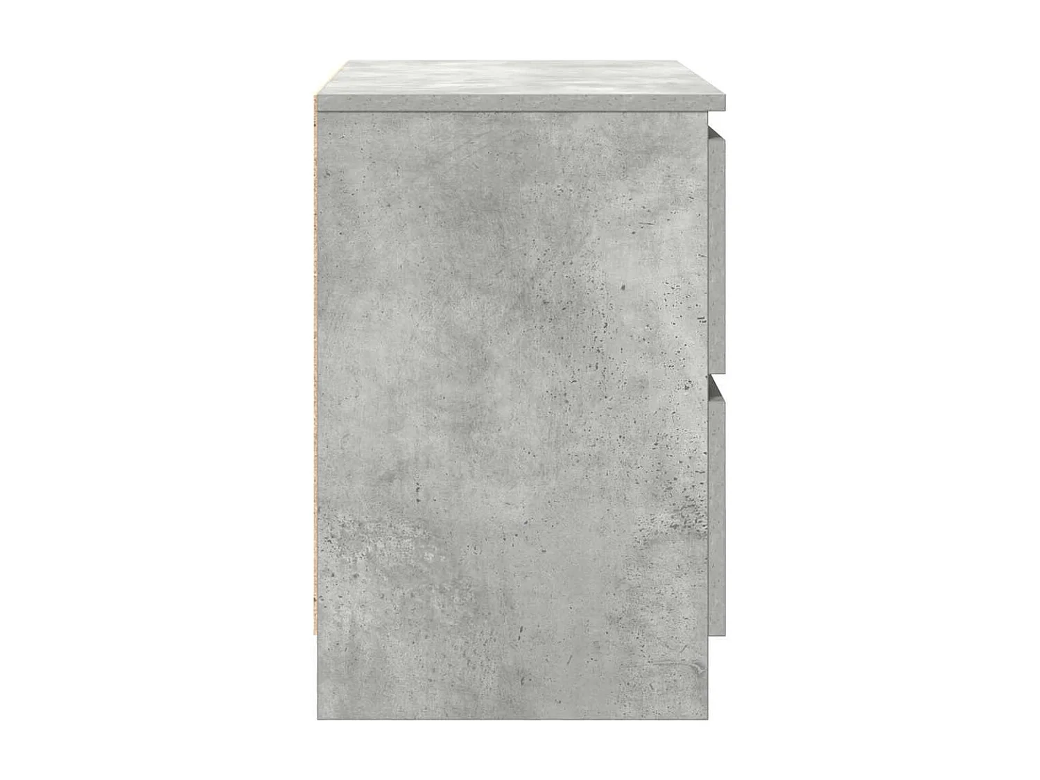 Meuble TV gris béton 60x35x54 cm bois d'ingénierie