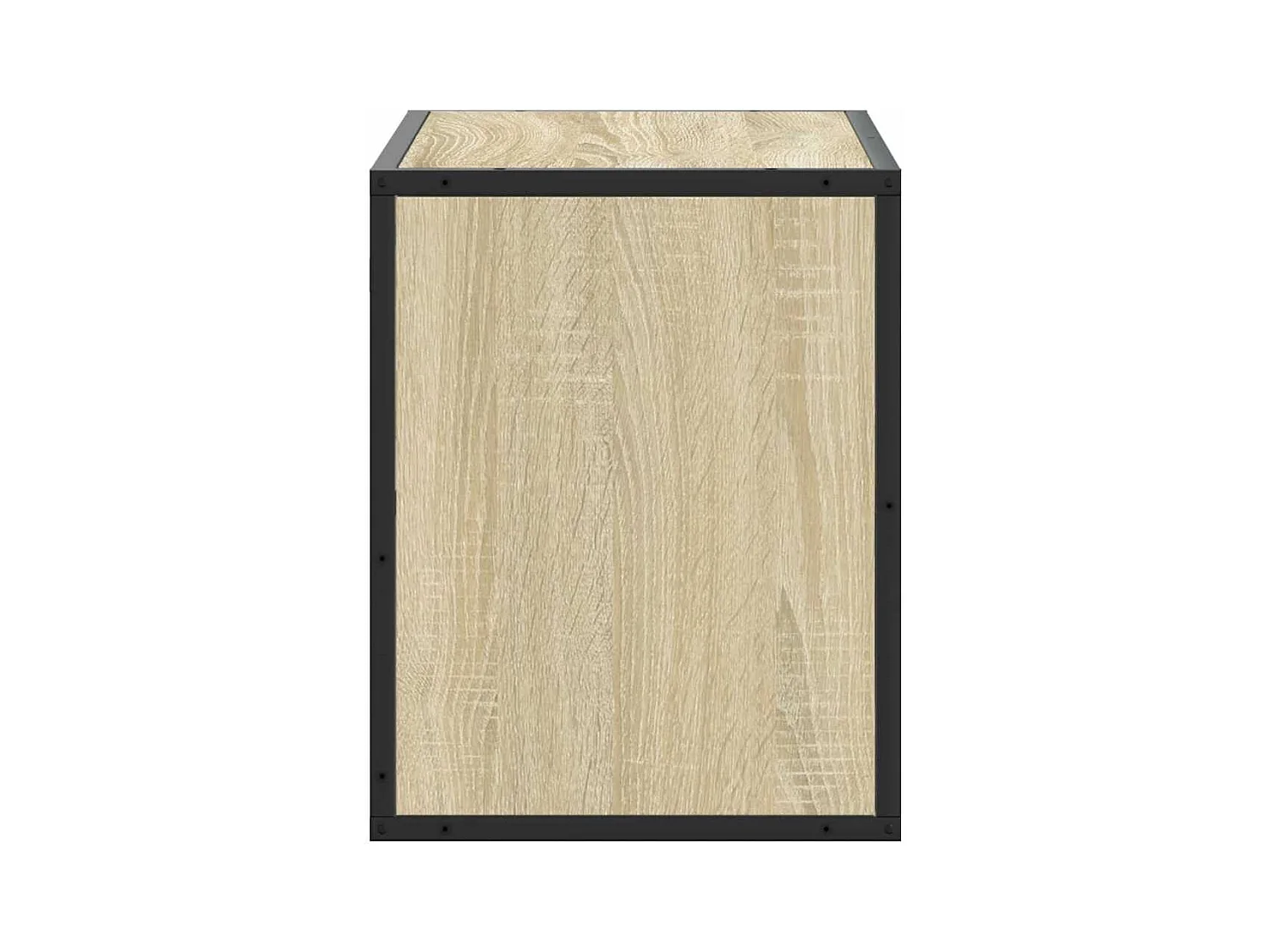Meuble TV chêne sonoma 60x31x39,5 cm bois d'ingénierie et métal