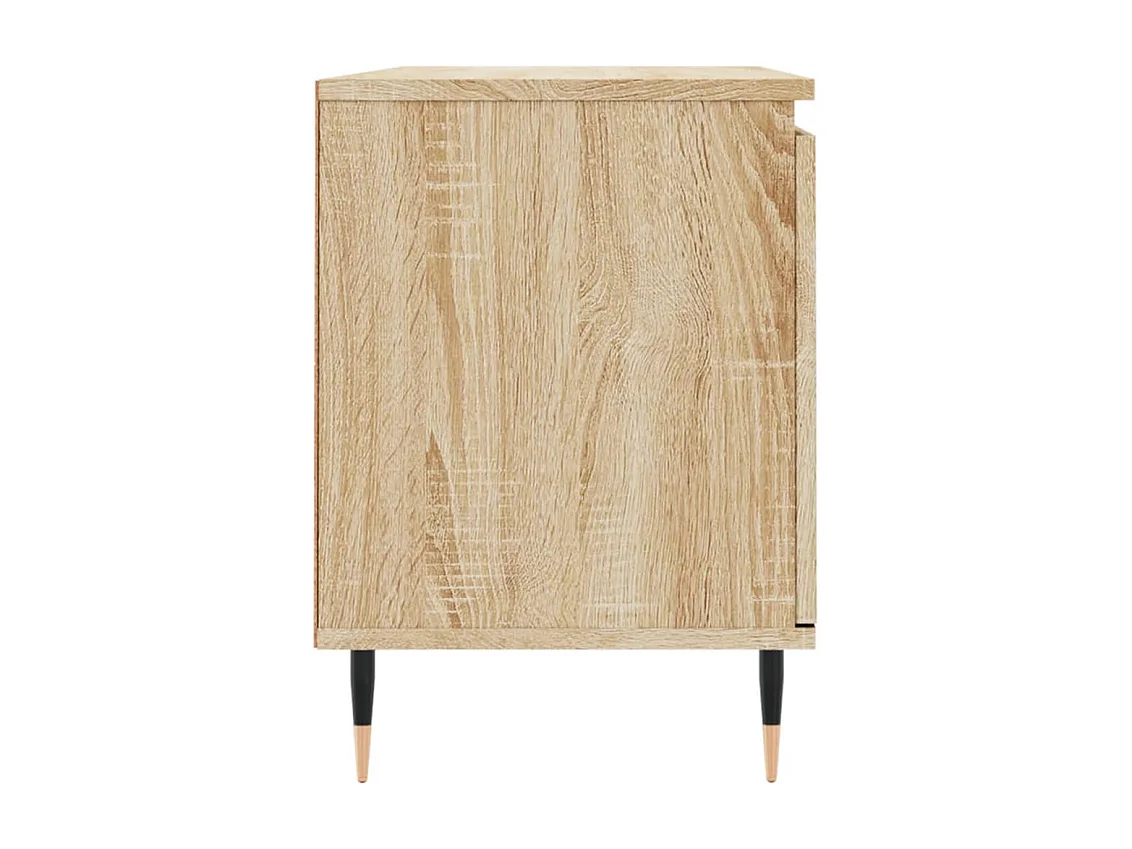 Meuble TV chêne sonoma 104x35x50 cm bois d'ingénierie