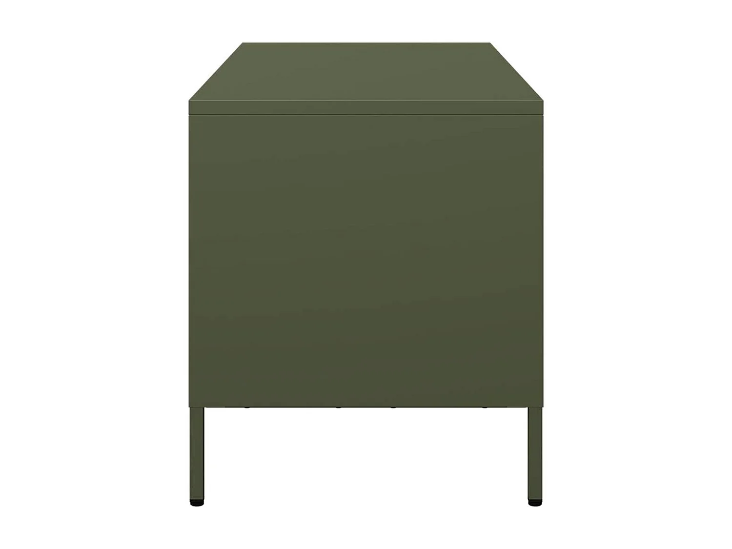 Olijfgroene tv-kast 101,5x39x43,5 cm koudgewalst staal