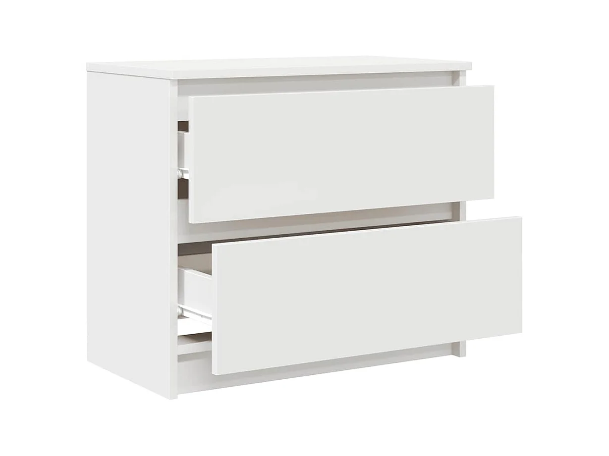 Meuble TV blanc 60x35x54 cm bois d'ingénierie