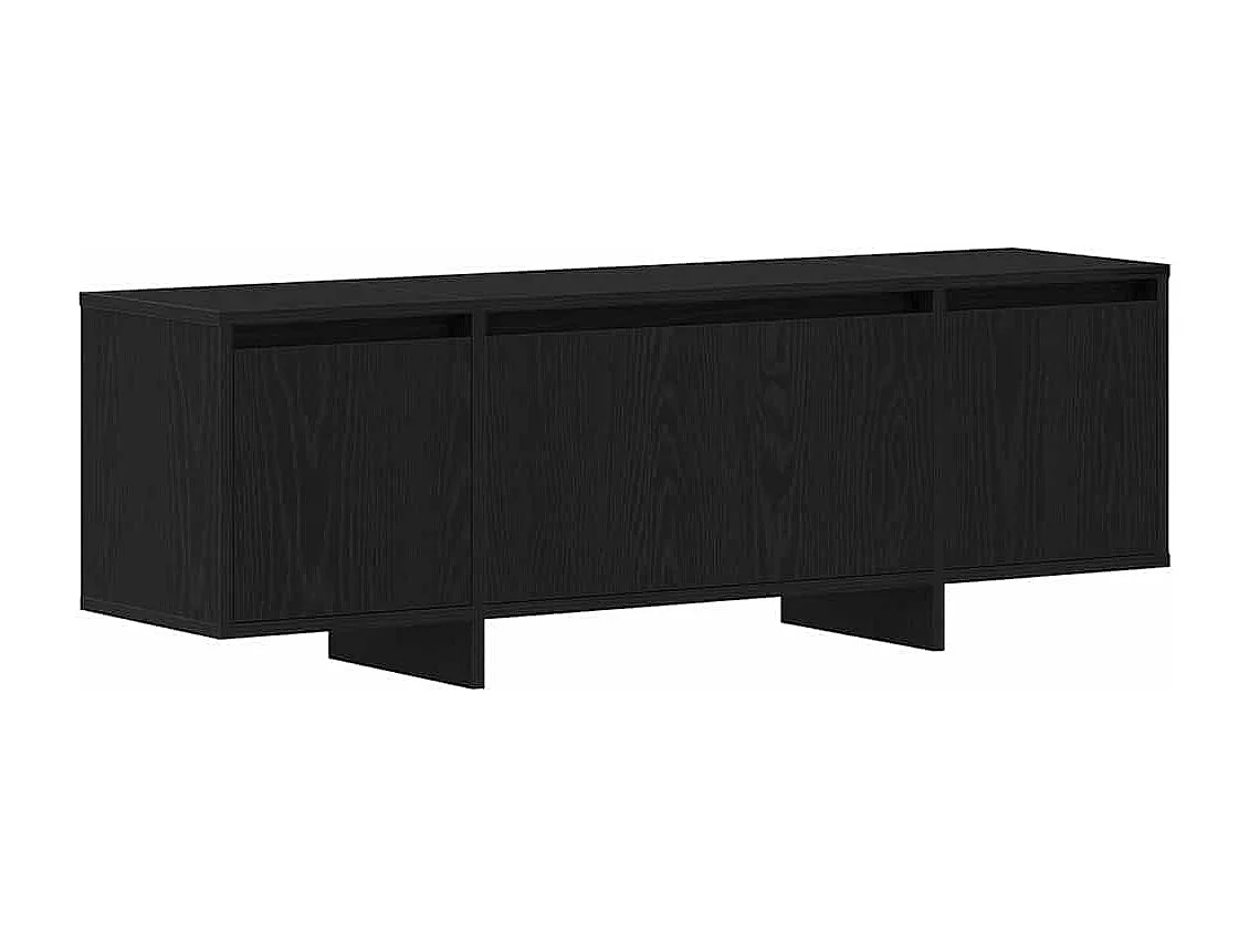 Zwarte tv-kast 120 x 30 x 40,5 cm Technisch hout