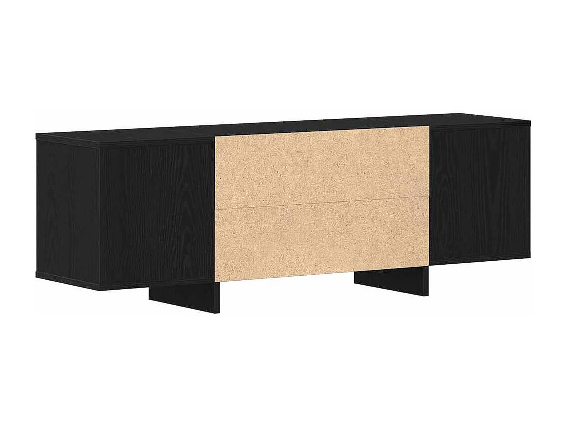 Zwarte tv-kast 120 x 30 x 40,5 cm Technisch hout