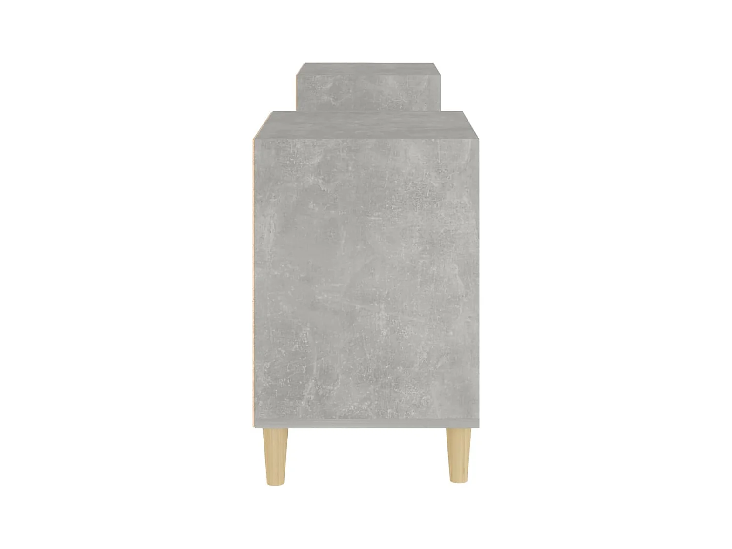 Meuble TV Gris béton 160x35x55 cm Bois d'ingénierie