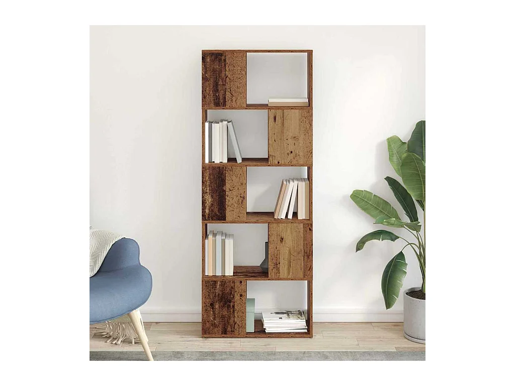 Centre de divertissement Marron 60 x 24 x 155 cm