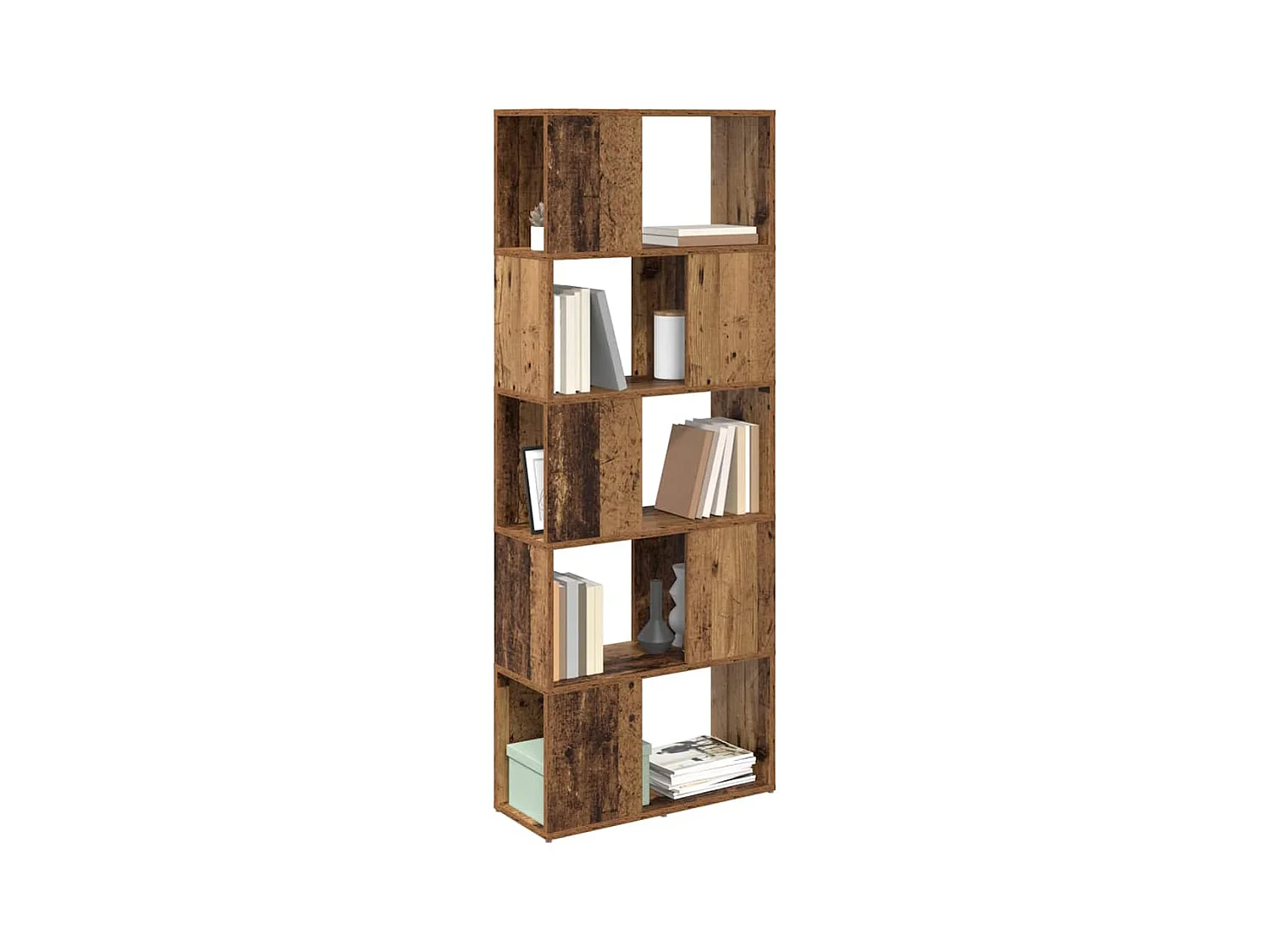 Centre de divertissement Marron 60 x 24 x 155 cm