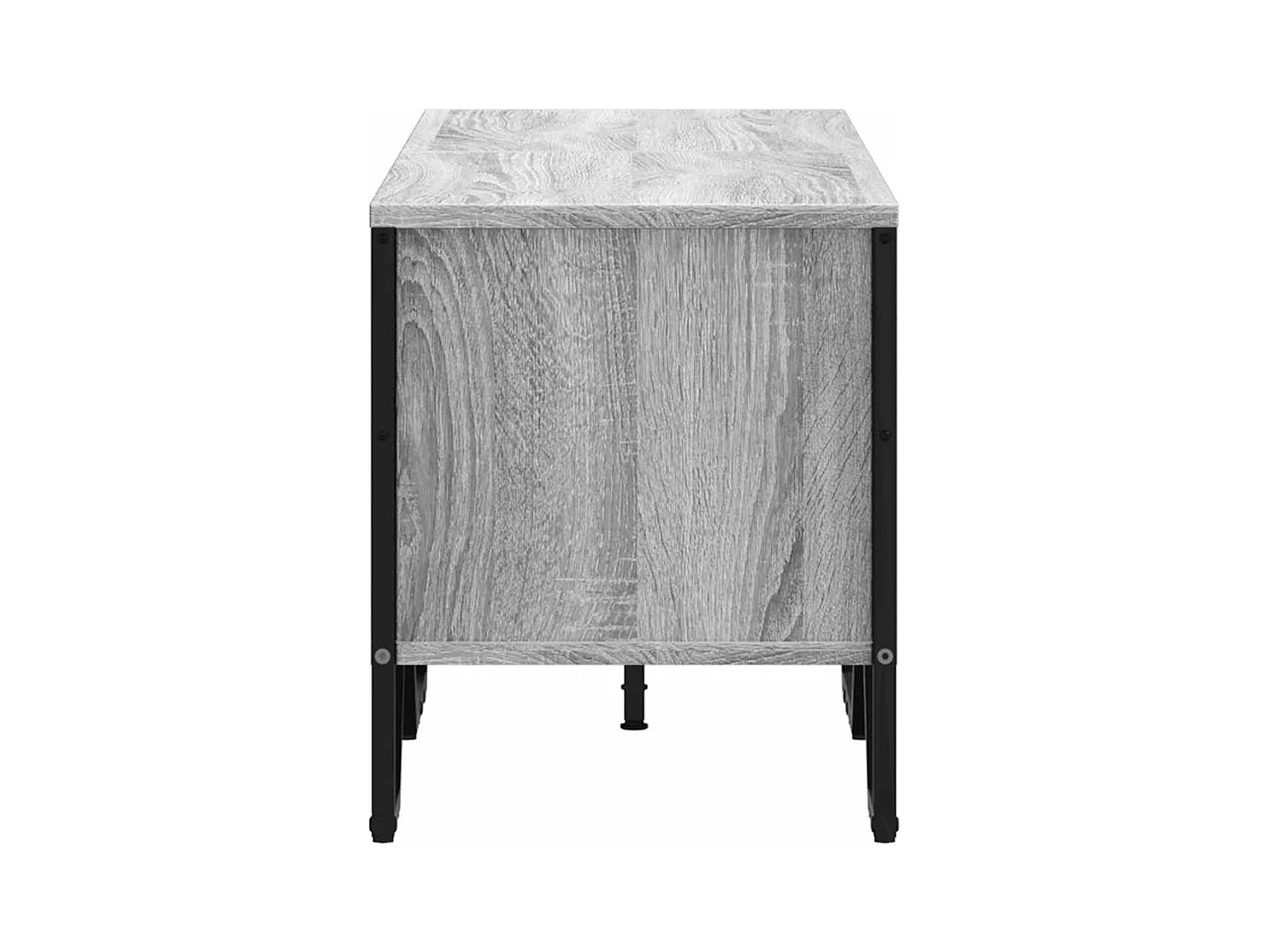 Meuble TV sonoma gris 122x34x41 cm bois d'ingénierie