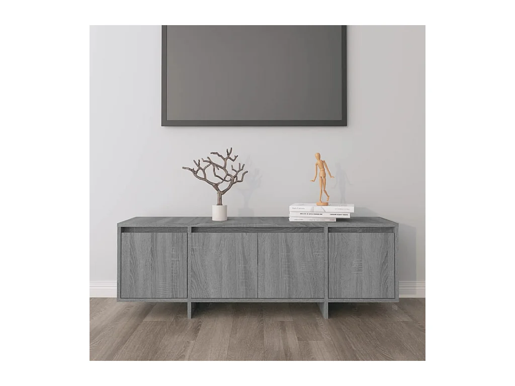 Sonoma TV-Ständer grau 120x30x40,5 cm Holzwerkstoff