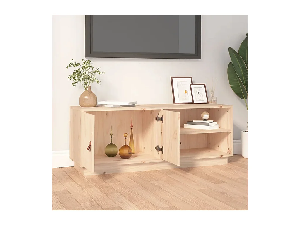 Meuble TV 105x34x40 cm Bois de pin massif