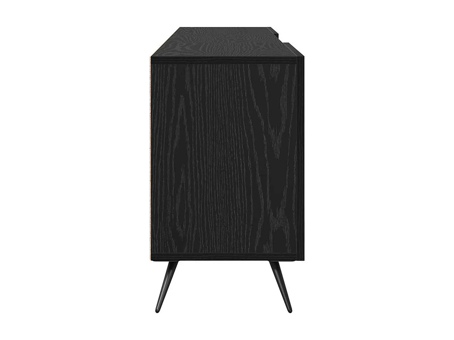 Meuble TV Chêne noir 150 x 30 x 50 cm Bois d'ingénierie