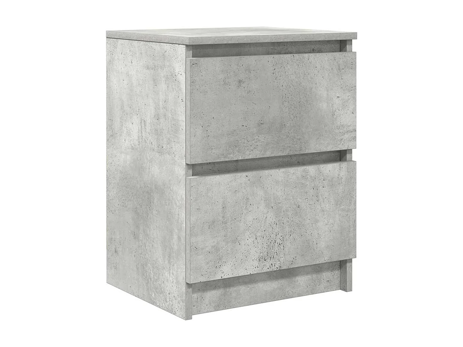 Meuble TV gris béton 40x35x54 cm bois d'ingénierie