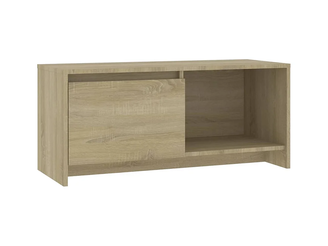 Meuble TV Chêne sonoma 90x35x40 cm Bois d'ingénierie