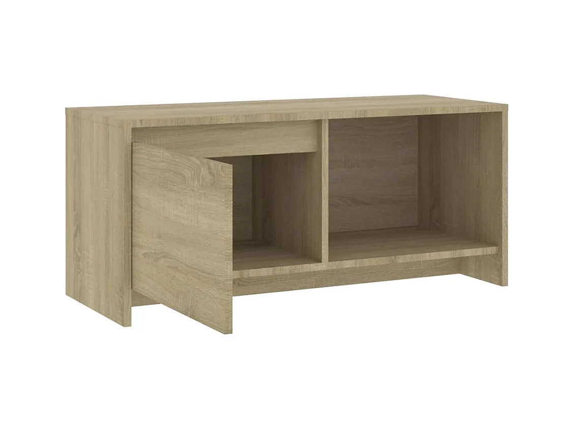 Meuble TV Chêne sonoma 90x35x40 cm Bois d'ingénierie