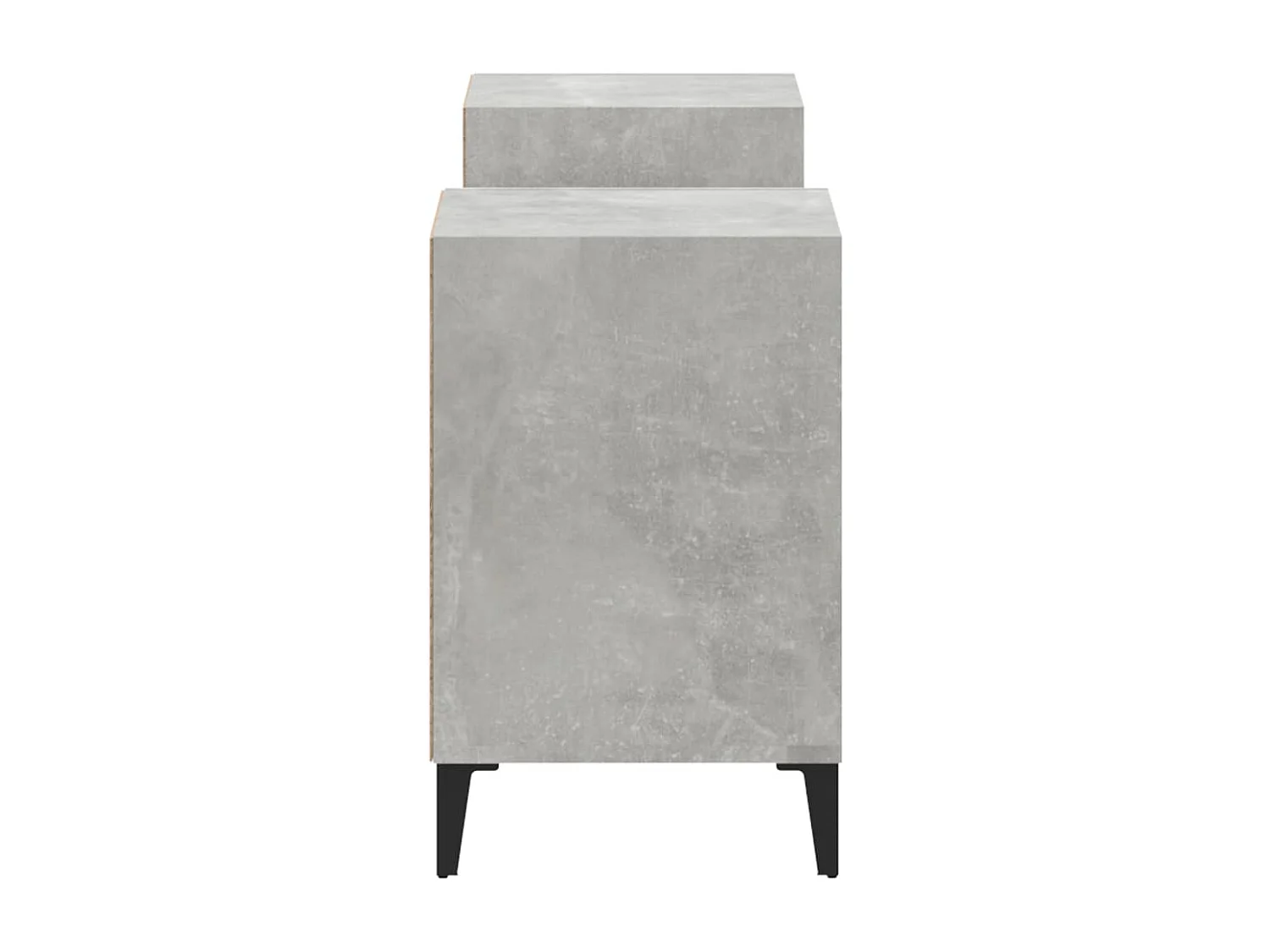 Meuble TV Gris béton 160x35x55 cm Bois d'ingénierie