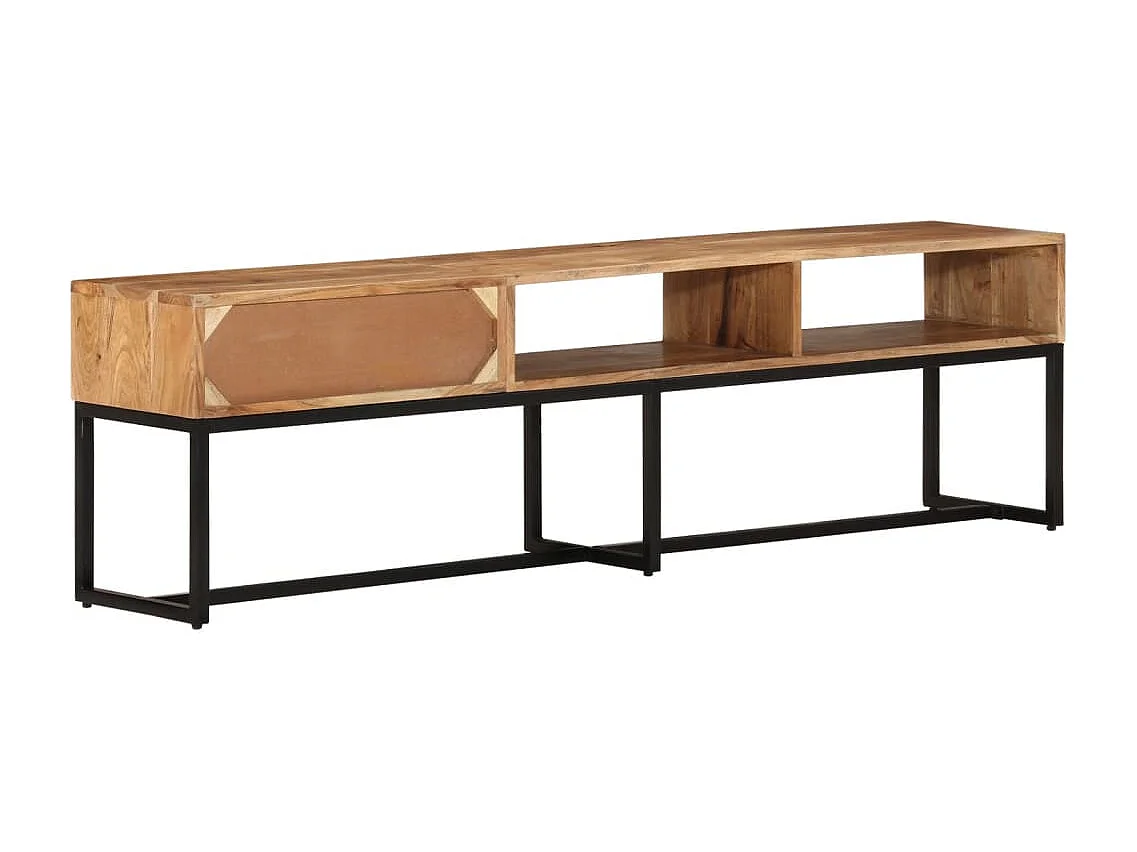 Mobile TV 160x30x45 cm Legno massello di acacia