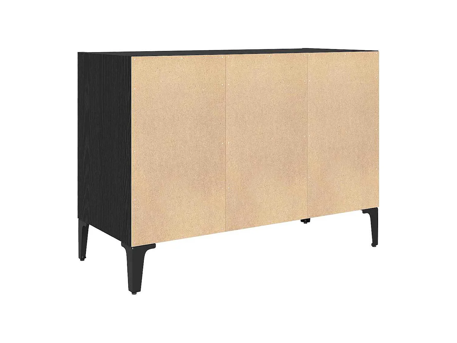 Meuble TV Noir 69.5 x 30 x 50 cm Bois d'ingénierie