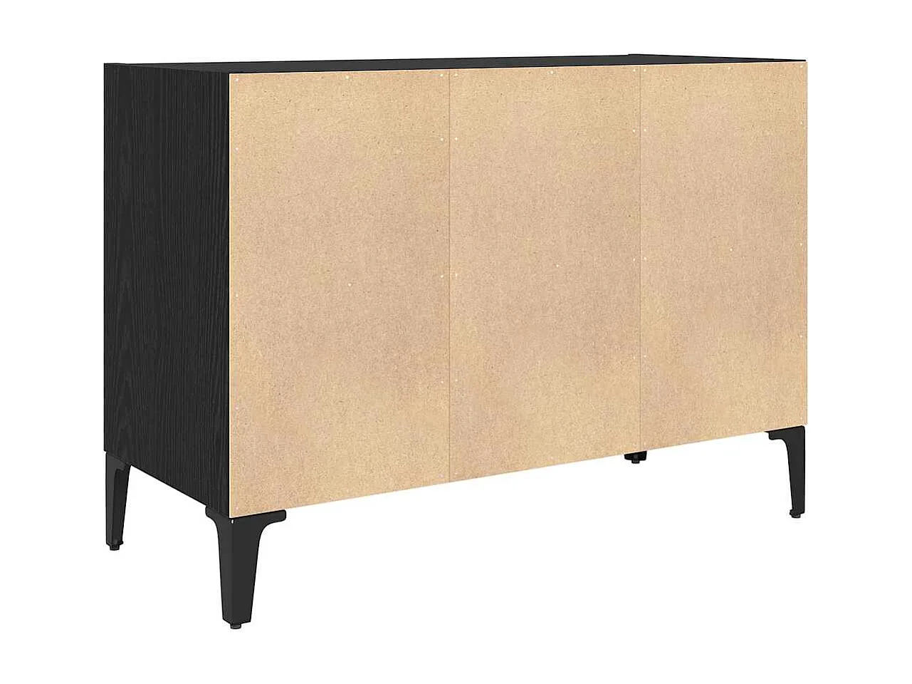 Meuble TV Noir 69.5 x 30 x 50 cm Bois d'ingénierie