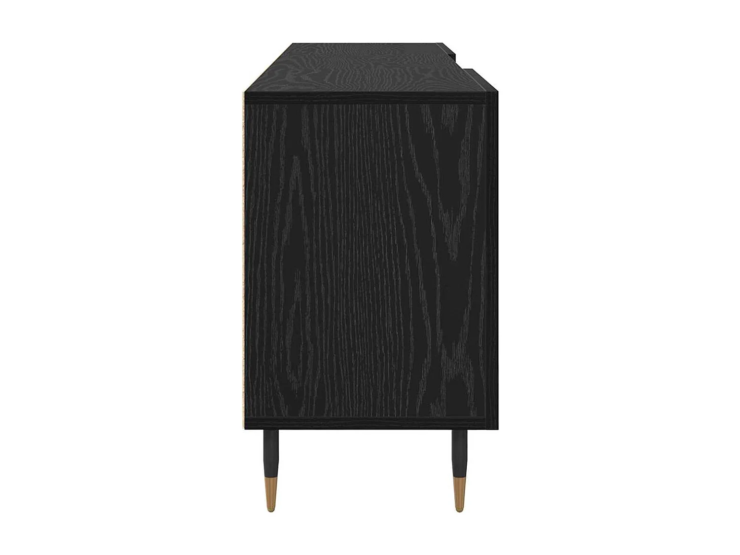 Meuble TV Chêne noir 150 x 30 x 50 cm Bois d'ingénierie